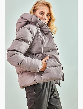 Chaqueta acolchada con capucha lucci