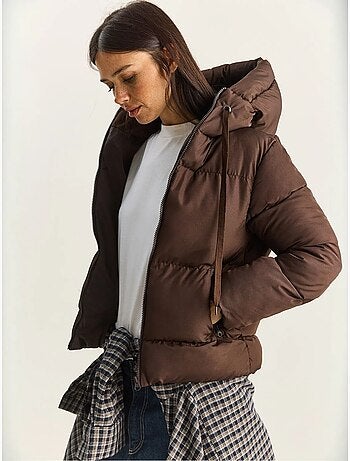 Chaqueta acolchada con capucha lucci