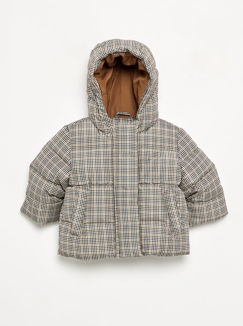Chaqueta acolchada con capucha - Kiabi