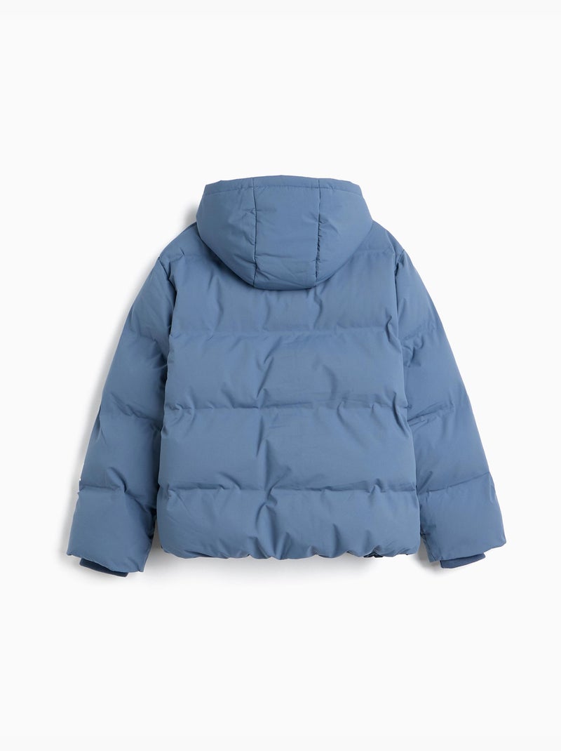 Chaqueta acolchada con capucha, mo fashion Azul - Kiabi
