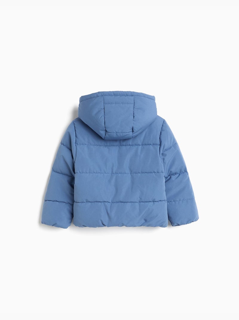 Chaqueta acolchada con capucha, mo fashion Azul - Kiabi
