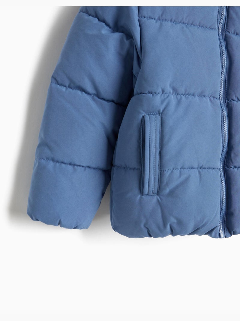 Chaqueta acolchada con capucha, mo fashion Azul - Kiabi