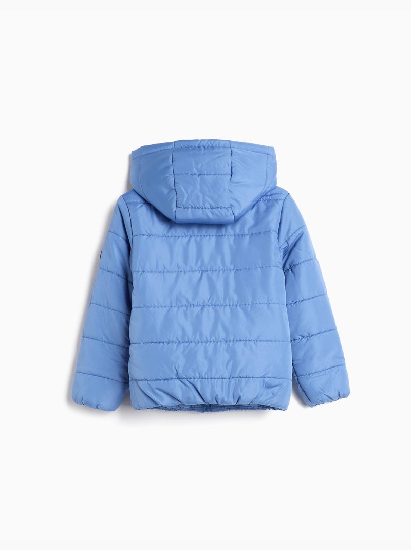 Chaqueta acolchada con capucha, MO Fashion Azul - Kiabi