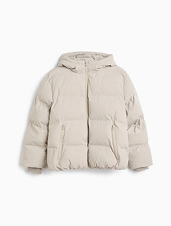 Chaqueta acolchada con capucha, mo fashion