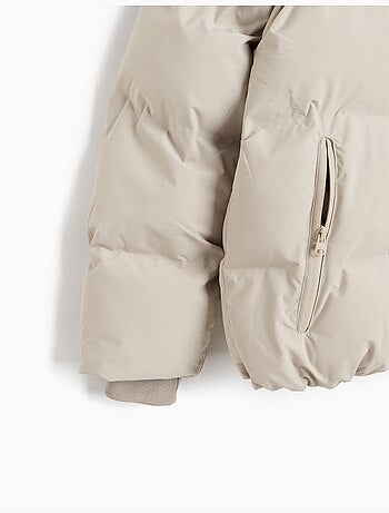 Chaqueta acolchada con capucha, mo fashion