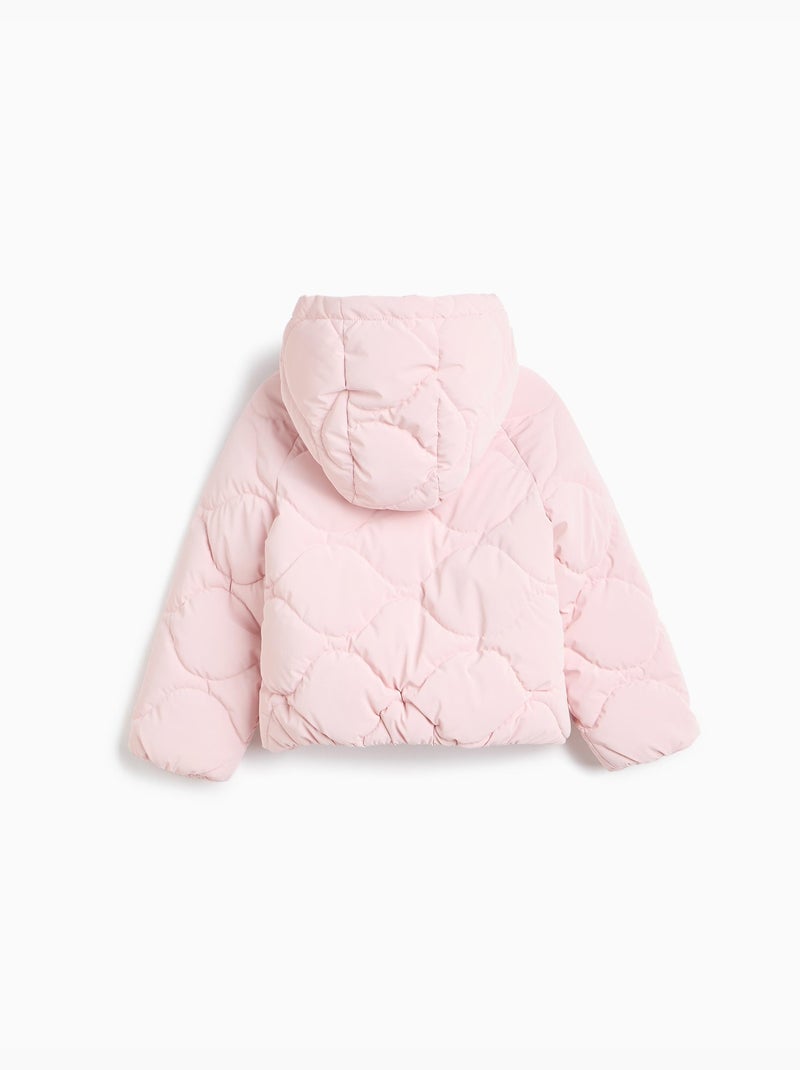Chaqueta acolchada con capucha, mo fashion Rosa - Kiabi