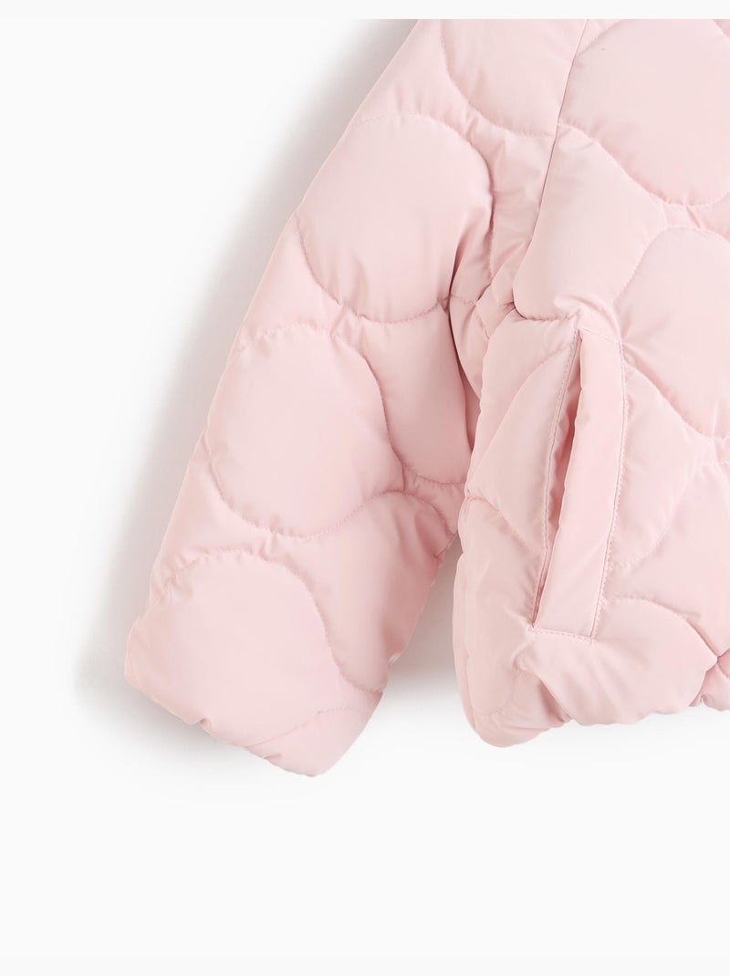 Chaqueta acolchada con capucha, mo fashion Rosa - Kiabi