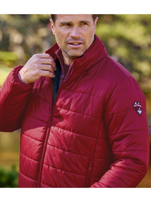 Chaqueta acolchada con capucha oculta y cuello alto con cremallera - Kiabi Chaqueta acolchada con capucha oculta y cuello alto con cremallera - Kiabi