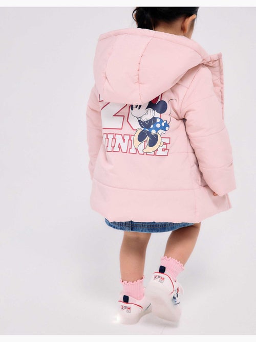 Chaqueta acolchada con capucha y estampado de minnie - Kiabi Chaqueta acolchada con capucha y estampado de minnie - Kiabi