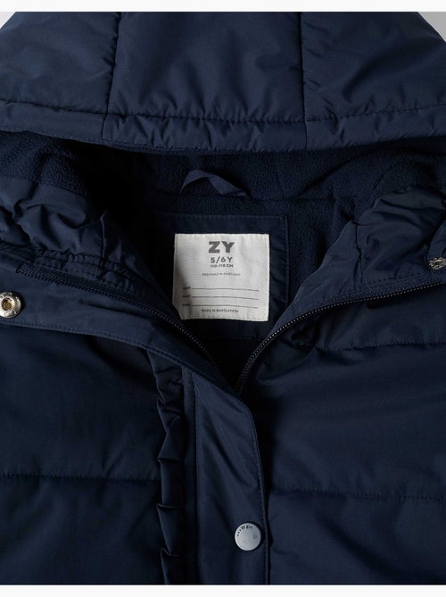 Chaqueta acolchada con capucha y forro polar - Kiabi
