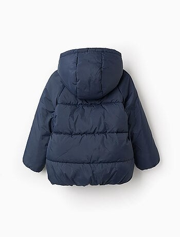 Chaqueta acolchada con capucha y forro polar