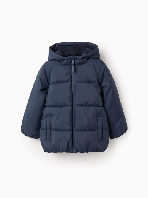 Chaqueta acolchada con capucha y forro polar - Kiabi