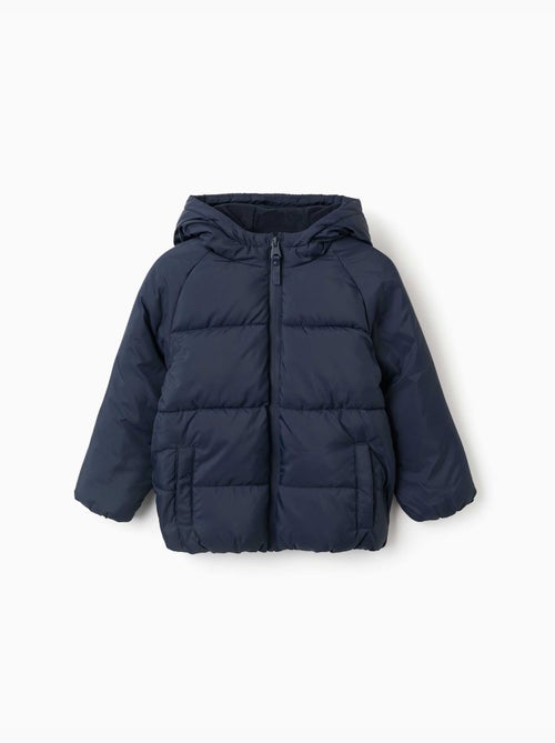 Chaqueta acolchada con capucha y forro polar - Kiabi
