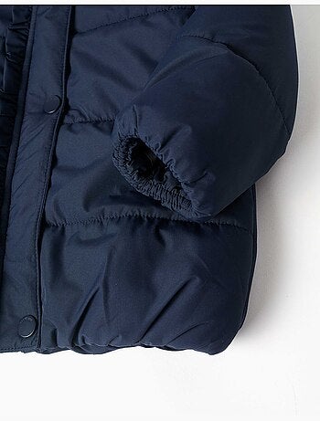 Chaqueta acolchada con capucha y forro polar