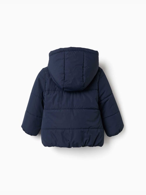 Chaqueta acolchada con capucha y forro polar - Kiabi