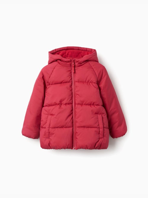 Chaqueta acolchada con capucha y forro polar - Kiabi
