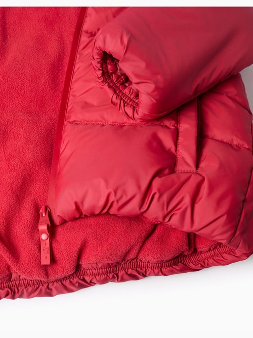 Chaqueta acolchada con capucha y forro polar - Kiabi