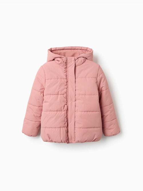 Chaqueta acolchada con capucha y forro polar - Kiabi Chaqueta acolchada con capucha y forro polar - Kiabi