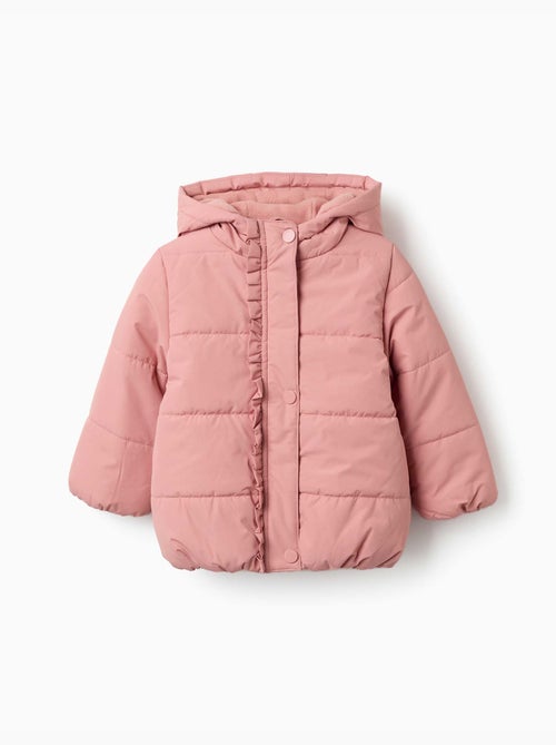 Chaqueta acolchada con capucha y forro polar - Kiabi