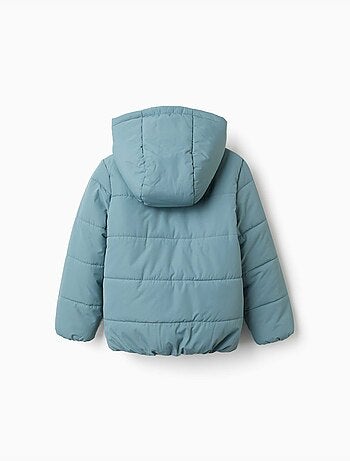 Chaqueta acolchada con capucha y forro polar