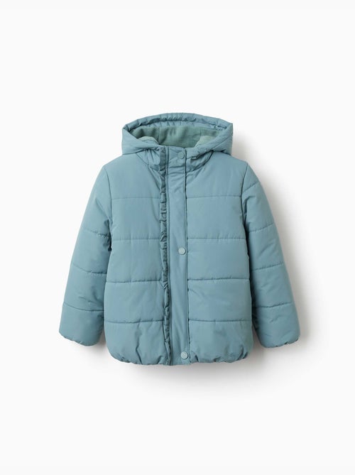 Chaqueta acolchada con capucha y forro polar - Kiabi Chaqueta acolchada con capucha y forro polar - Kiabi