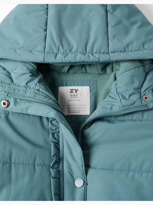 Chaqueta acolchada con capucha y forro polar - Kiabi Chaqueta acolchada con capucha y forro polar - Kiabi