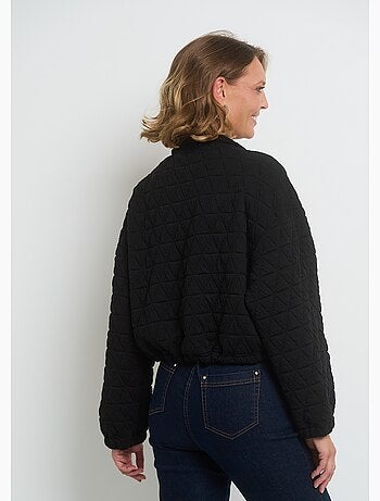 Chaqueta acolchada con cremallera y cuello alto - AFIBEL