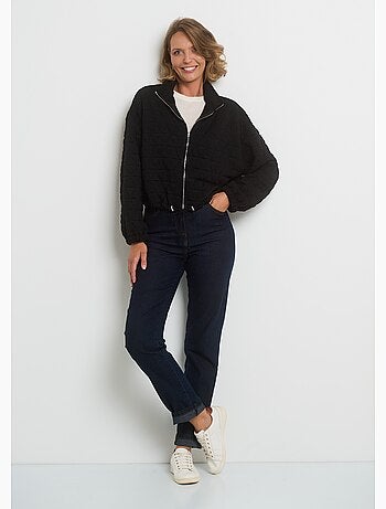 Chaqueta acolchada con cremallera y cuello alto - AFIBEL