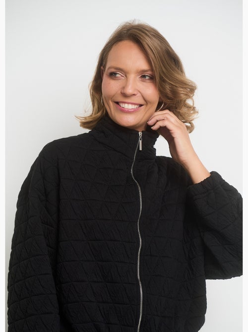 Chaqueta acolchada con cremallera y cuello alto - AFIBEL - Kiabi