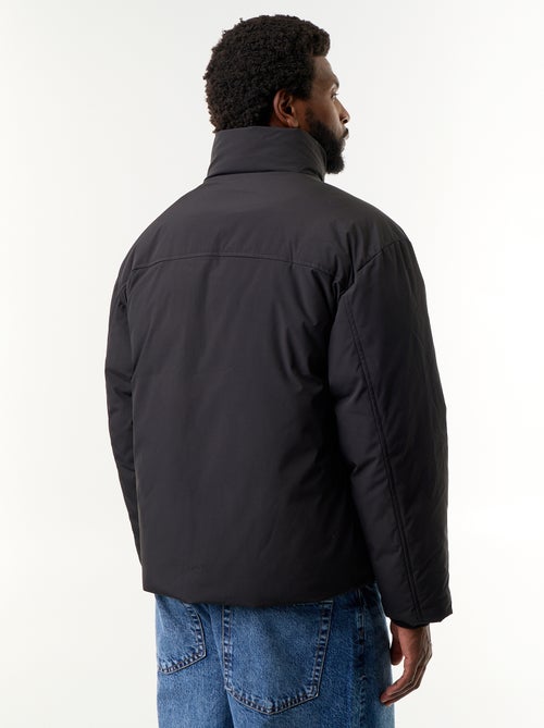 Chaqueta acolchada con cuello alto y mangas raglán - Kiabi