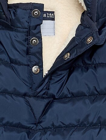 Chaqueta acolchada con interior de borreguillo - colección fácil de poner
