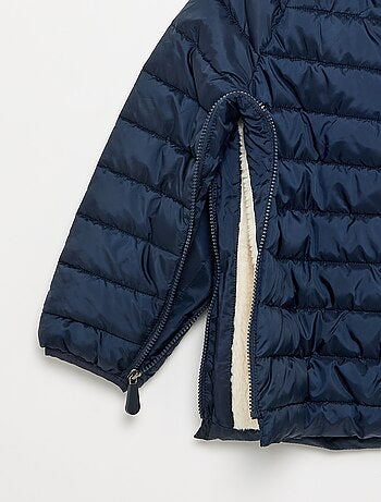 Chaqueta acolchada con interior de borreguillo - colección fácil de poner