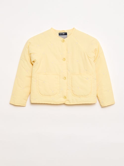 Chaqueta acolchada con motivo bordado - Kiabi