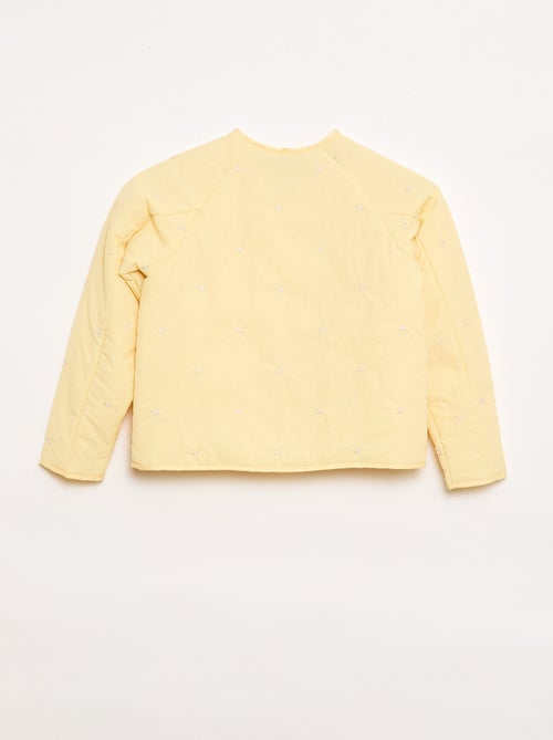 Chaqueta acolchada con motivo bordado - Kiabi