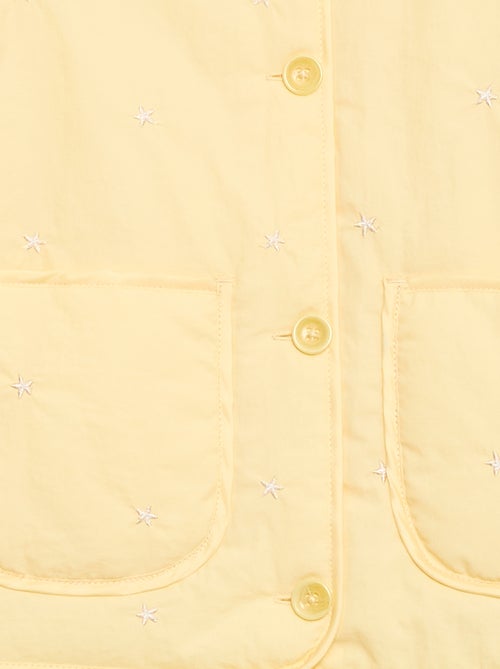 Chaqueta acolchada con motivo bordado - Kiabi