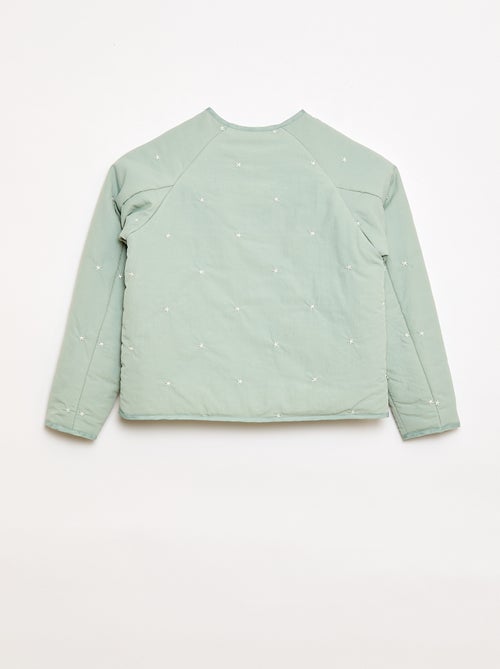 Chaqueta acolchada con motivo bordado - Kiabi