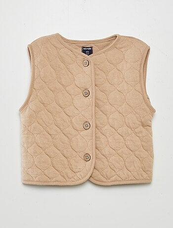 Chaqueta acolchada con relleno y mangas extraíbles