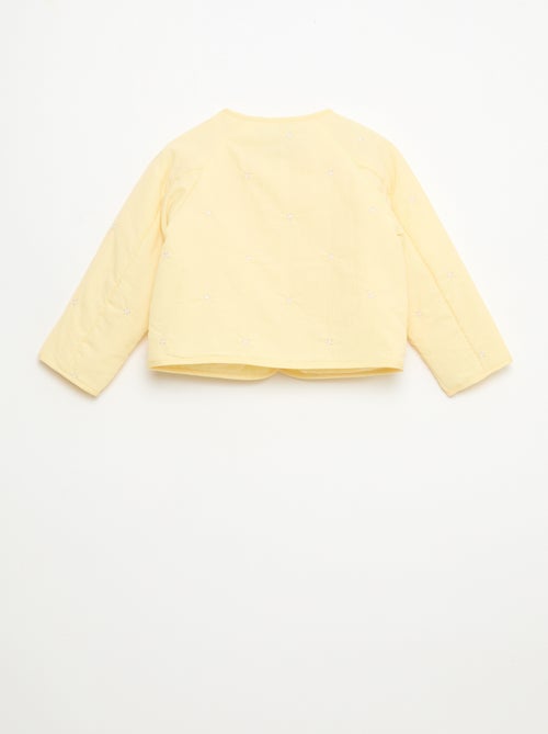 Chaqueta acolchada de cuello redondo en tejido repelente al agua - Kiabi