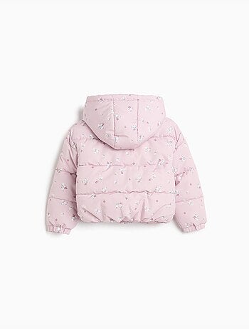 Chaqueta acolchada de flores, mo fashion