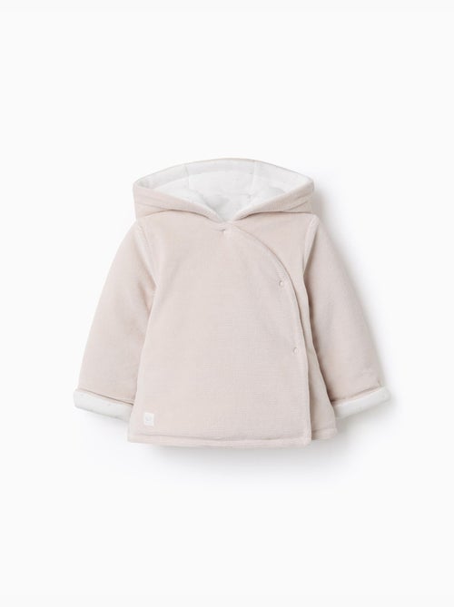 Chaqueta acolchada de terciopelo con capucha y forro - Kiabi Chaqueta acolchada de terciopelo con capucha y forro - Kiabi