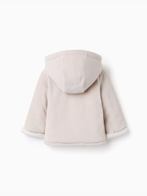 Chaqueta acolchada de terciopelo con capucha y forro - Kiabi Chaqueta acolchada de terciopelo con capucha y forro - Kiabi