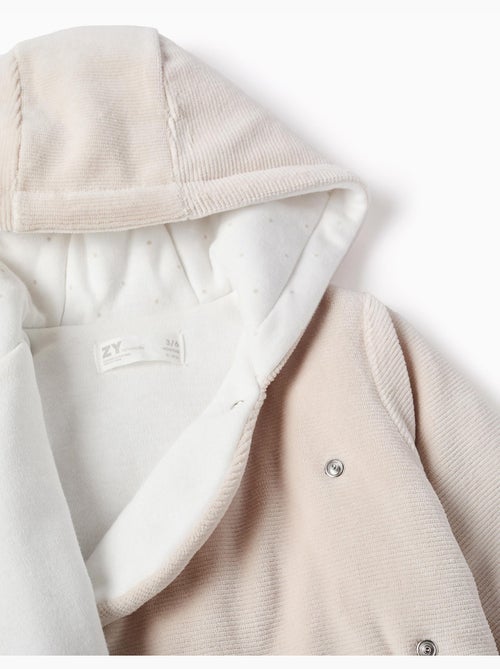 Chaqueta acolchada de terciopelo con capucha y forro - Kiabi Chaqueta acolchada de terciopelo con capucha y forro - Kiabi