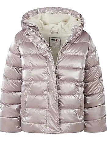 Chaqueta acolchada diseño lisos invierno niñas - minoti