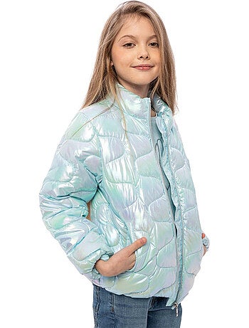 Chaqueta acolchada diseño metalizado de ligero niñas - minoti