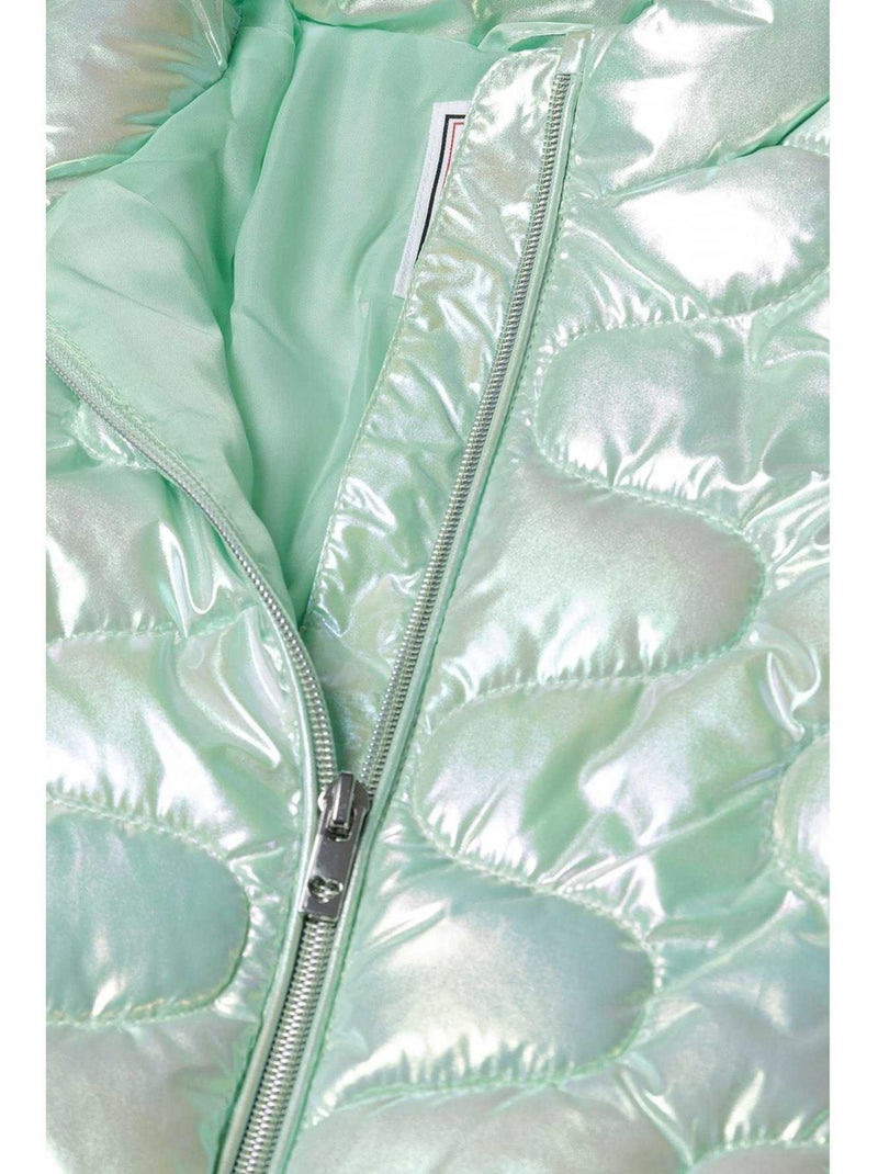 Chaqueta acolchada diseño metalizado de ligero niñas - minoti Verde - Kiabi