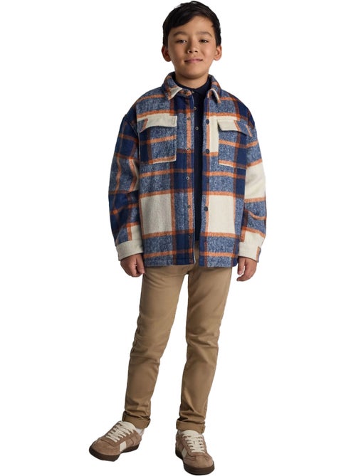 Chaqueta acolchada diseño tartán de franela niños - minoti - Kiabi Chaqueta acolchada diseño tartán de franela niños - minoti - Kiabi
