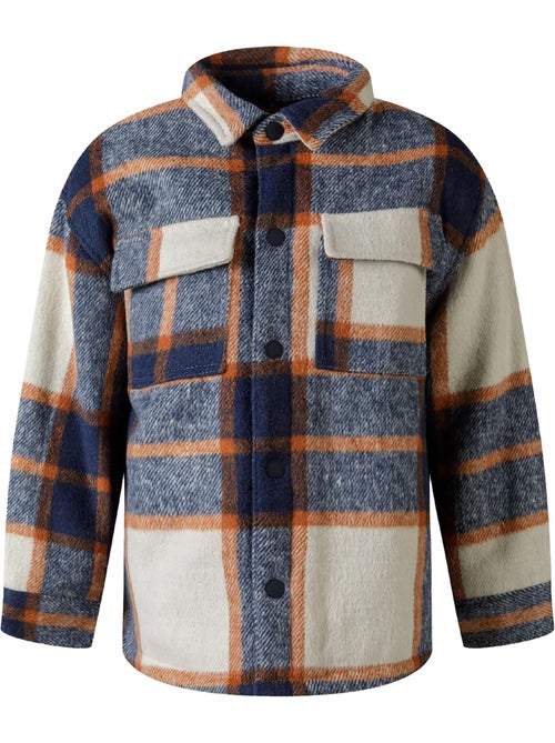 Chaqueta acolchada diseño tartán de franela niños - minoti - Kiabi Chaqueta acolchada diseño tartán de franela niños - minoti - Kiabi