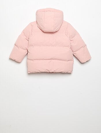 Chaqueta acolchada estampada con capucha
