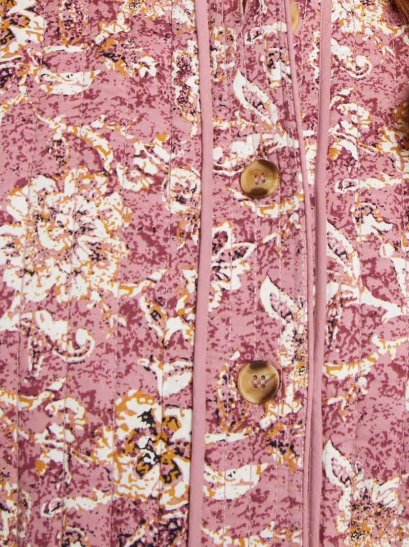 Chaqueta acolchada estampada ROSA - Kiabi
