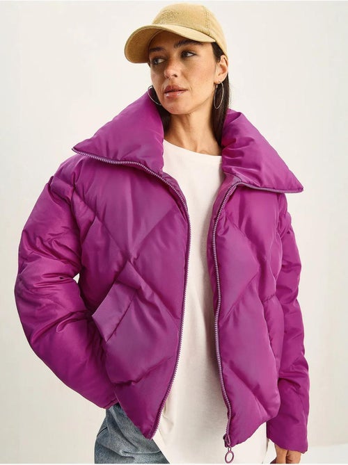 Chaqueta acolchada extragrande lucci - Kiabi Chaqueta acolchada extragrande lucci - Kiabi